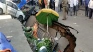 India News | Road Caves in Hyderabad, No Injuries Reported, Investigation on