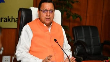 India News | Uttarakhand CM Calls for Amping Up Apple, Kiwi Production; Stresses on Branding, Packaging