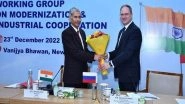 World News | India, Russia Hold Working Group Meet on Modernization, Industrial Cooperation