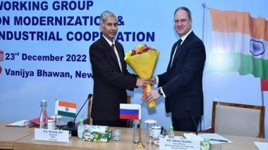 World News | India, Russia Hold Working Group Meet on Modernization, Industrial Cooperation