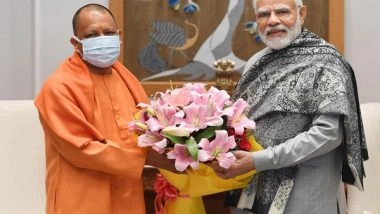 India News | UP CM Yogi Adityanath Meets PM Modi in Delhi