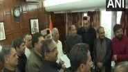 India News | Himachal BJP Delegation Calls on Governor, Submits Memorandum Against Govt