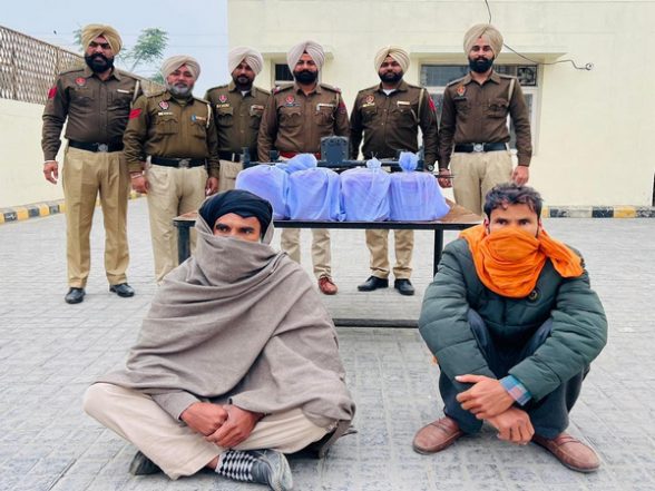 India News | Punjab Police Arrests 2 Kingpins of Trans-border Narcotic Smuggling Cartel, Recovers 10 Kg Heroin, Drone - Vimarsana News