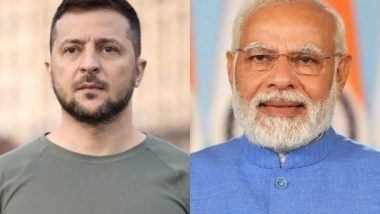 World News | PM Modi Shares Views About Ongoing Russia-Ukraine Conflict with Zelenskyy