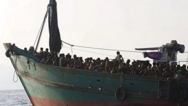 World News | Boat Adrift at Sea for Weeks Carrying Rohingya Refugees Reaches Indonesia's Aceh