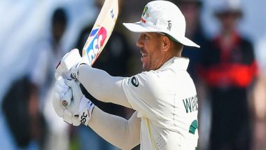 David Warner Smashes Double Hundred in his 100th Test, Becomes First Australian to Do So (Watch Video)