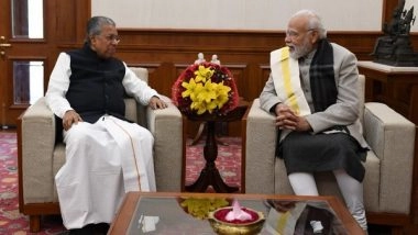 India News | Kerala Chief Minister Pinarayi Vijayan Meets PM Modi in Delhi
