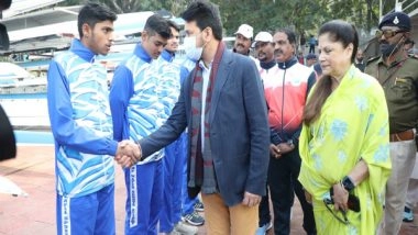 Sports News | Anurag Thakur Visits SAI NCOE Bhopal, Interacts with Athletes