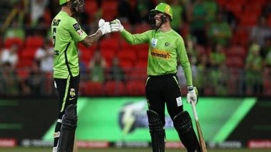 Sports News | BBL: Alex Hales, Matthew Gilkes Star as Sydney Thunder Beat Brisbane Heat by 10 Wickets