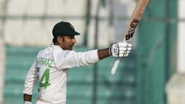 Sports News | Sarfaraz Ahmed Becomes Pakistan's Leading Test Run-scorer Among Wicketkeepers