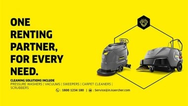 Business News | Global Leader in Cleaning Solutions, Karcher, Offers World-class Top-quality Machines on Rent