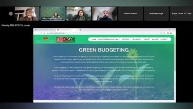 Business News | Portal on Green Budgeting Launched at TERI Event Where Experts Pushed for the Policy Innovation to Promote Environmental Sustainability