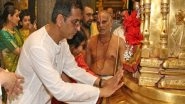 India News | CJI Chandrachud Offers Prayers with Family in Andhra's Tiruchanoor Temple