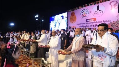 Business News | 1 Lakh People Pledge to Donate Organs at a Mass Marriage Ceremony Organized by Mahesh Savani-led PP Savani Group, Creating a Record