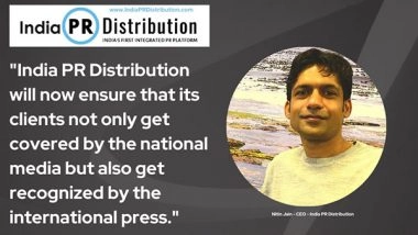 Business News | India PR Distribution Ties Up With International Publications