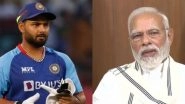 Sports News | PM Modi Speaks with Rishabh Pant's Mother, Inquires About His Health