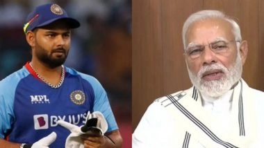 Sports News | PM Modi Speaks with Rishabh Pant's Mother, Inquires About His Health