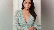 Entertainment News | Alia Bhatt Sizzles in Green Sharara; Check out Photos