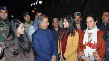 India News | Himachal CM Interacts with Tourists in Shimla, Wishes Them Ahead of New Year