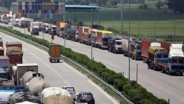 Haryana Road Accident: Multiple Vehicles Collide With Each Other on Ambala-Yamunanagar-Saharanpur Highway Due to Dense Fog, Four Seriously Injured