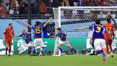 Japan Pull Off Massive 2–1 Win Over Spain in FIFA World Cup 2022, Both Teams Advance to Round of 16 (Watch Goal Video Highlights)