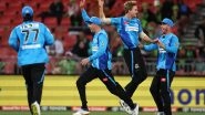 BBL Live Streaming in India: Watch Adelaide Strikers vs Sydney Thunder Online and Live Telecast of Big Bash League 2022-23 T20 Cricket Match