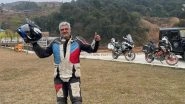 Ajith Kumar Completes First Leg of His World Tour on Motorbike (View Pic)