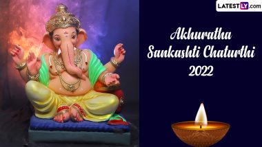 Akhurtha Sankashti Chaturthi 2022 Images and HD Wallpapers for Free Download Online: WhatsApp Messages, Wishes and Greetings You Can Share on This Auspicious Day