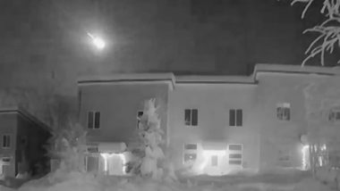 Meteor Caught On Doorbell Camera Flashing Across Sky in Alaska (Watch Video)