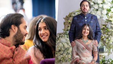 Anant Ambani and Radhika Merchant Wedding News Confirmed With Couple’s Engagement Ceremony at Shrinathji Temple, Nathdwara in Rajasthan