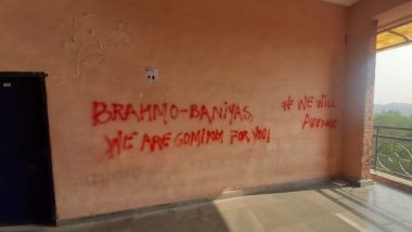 Anti-Brahmin Slogans on JNU Walls: Teacher and Student Bodies Demand Probe (See Pics)