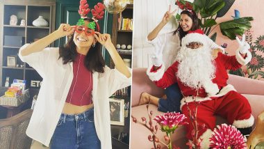 Anushka Sharma Shares Her Christmas Eve Celebration Pictures as She Poses With Santa Claus