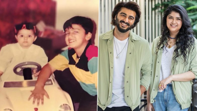 Arjun Kapoor Wishes Sister Anshula Kapoor on Her Birthday With a Cute Throwback Picture!