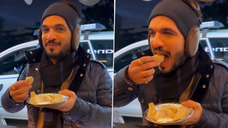 Arjun Bijlani Relishes Momo in Mussoorie’s Chilly Weather, Says ‘Sabko Jalane Ke Liye Reeling It’ (Watch Video)