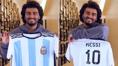 FIFA World Cup 2022 Final: Arjun Kapoor Roots for Lionel Messi Ahead of Argentina vs France’s Match (Watch Video)