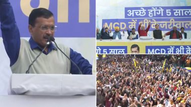 MCD Election Result 2022: Delhi’s Verdict a Message for Nation To Do Positive Politics, Says Arvind Kejriwal After AAP's Big Victory in Municipal Polls