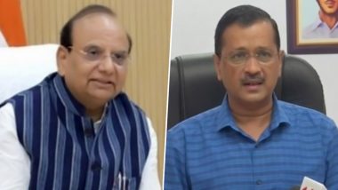 Delhi LG VK Saxena Playing Dirty Politics Instead of Improving City’s Law-and-Order Situation, Says CM Arvind Kejriwal