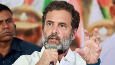 Death Threat To Rahul Gandhi: Man Booked in Lucknow for Threatening To Kill Congress Leader