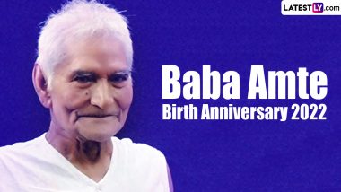 Baba Amte Birth Anniversary 2022 Images and HD Wallpapers for Free Download Online: Share WhatsApp Messages, Quotes and Greetings