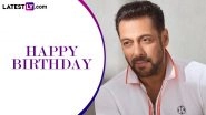 Salman Khan Images and HD Wallpapers for Free Download: Happy 57th Birthday Bhaijaan Greetings, HD Photos and B&rsquo;day Special Messages To Share Online