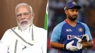 Rishabh Pant Car Accident: PM Narendra Modi Speaks To Indian Cricketer&rsquo;s Mother, Inquires About His Health