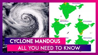 Cyclone Mandous: Cyclonic Storm Likely To Hit Tamil Nadu, Puducherry & Andhra Pradesh On December 8