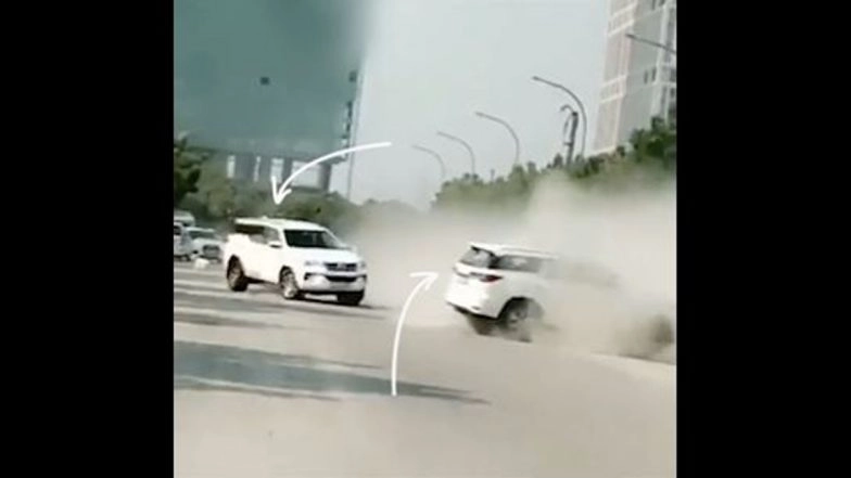 Noida Stunt Video: Gautam Budh Nagar Police Launch Probe After Clip of SUVs Performing Drift Stunts Go Viral
