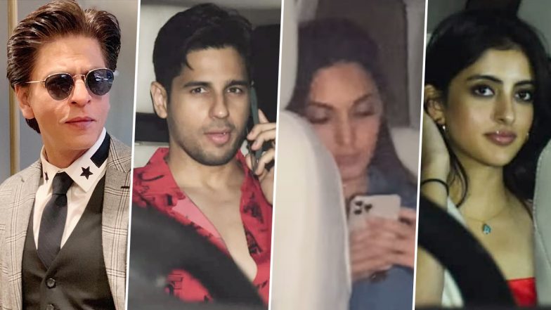 Shah Rukh Khan, Sidharth Malhotra-Kiara Advani, Navya Naveli Nanda and Others Attend Amritpal Singh's Birthday Bash (Watch Videos)