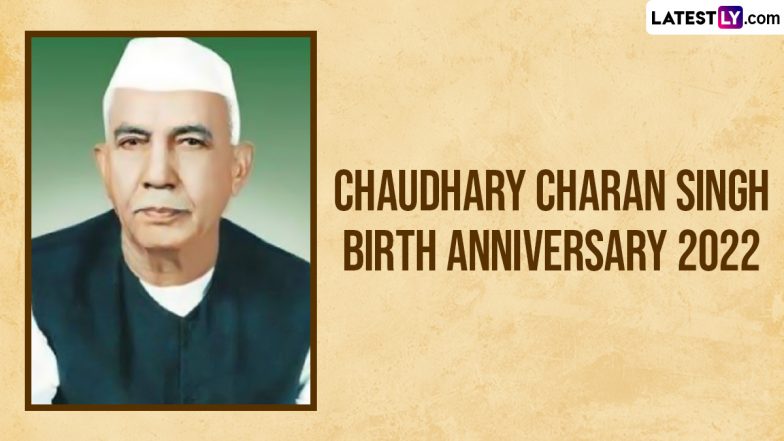 Chaudhary Charan Singh Birth Anniversary 2022 Images and HD Wallpapers: Netizens Pay Tribute to the Farmer Leader With Quotes and Messages on Kisan Diwas