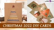 Merry Christmas 2022 Greeting Cards: From 3D Pop-Up Cards to Cute Santa Cards, Get the Best Ideas for Making Beautiful Christmas Cards at Home