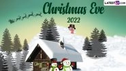 Christmas Eve Images & Merry Christmas 2022 HD Wallpapers: WhatsApp Messages, Xmas Quotes, Telegram Photos & Santa Claus GIFs to Your Loved Ones