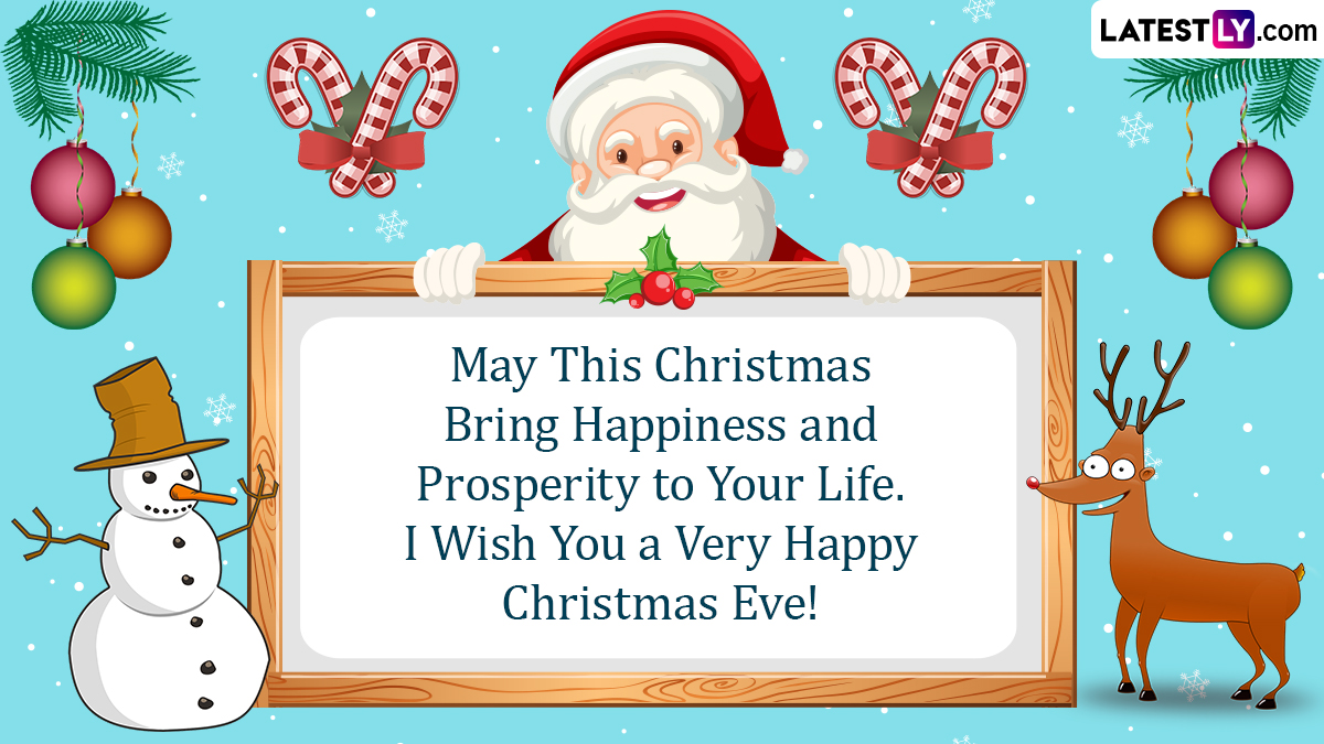 Christmas Eve 2022 Wishes and Greetings: Share WhatsApp Messages ...