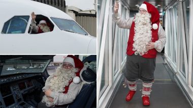 Christmas 2022: Finnair Brings Santa Claus to India at Mumbai Airport for First Time Ever (See Pics)