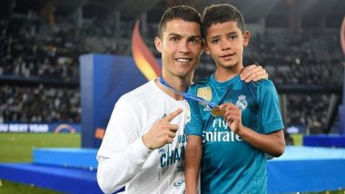 After Cristiano Ronaldo, His Son Leaves Manchester United To Rejoin Real Madrid’s Academy